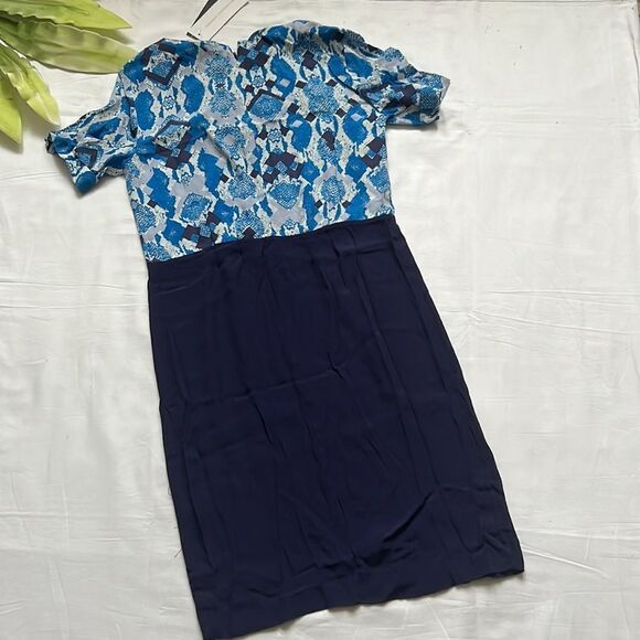 ⭐️nwt French Connection Blue Python Pixel Dress⭐️ - Picture 5 of 7